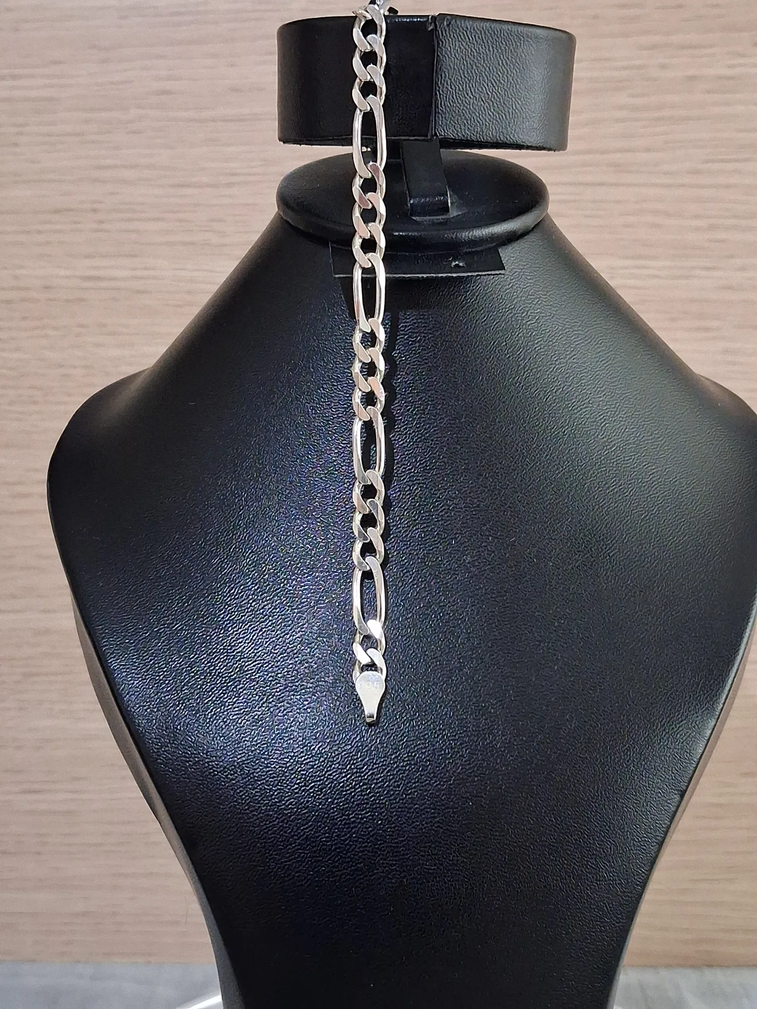 سلسلة كارتي فضة  925 ✨ فخامة وأناقة رجالية 🖤